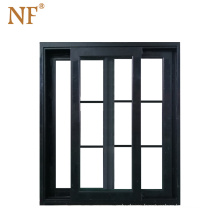 modern powder coating  aluminium triple  sliding window grill design